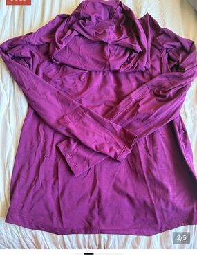 lululemon athletica license to train hoodie in chilled grape